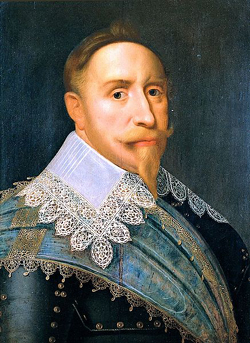 Gustav II. Adolf, wurde in der Schlacht bei Ltzen tdlich verwundet. Quelle: Wikimedia Commons, erstmalig hochgeladen von Den fjttrade ankan.