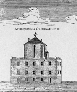Haus und Observatorium von Andreas 
                        Celsius / Quelle: Wikimedia Commons